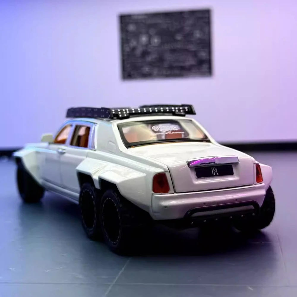 [TOY] 1:32 Rolls-Royce 2017 Phantom VIII 6x6 Will Bring Luxury White Model Car Die-Cast