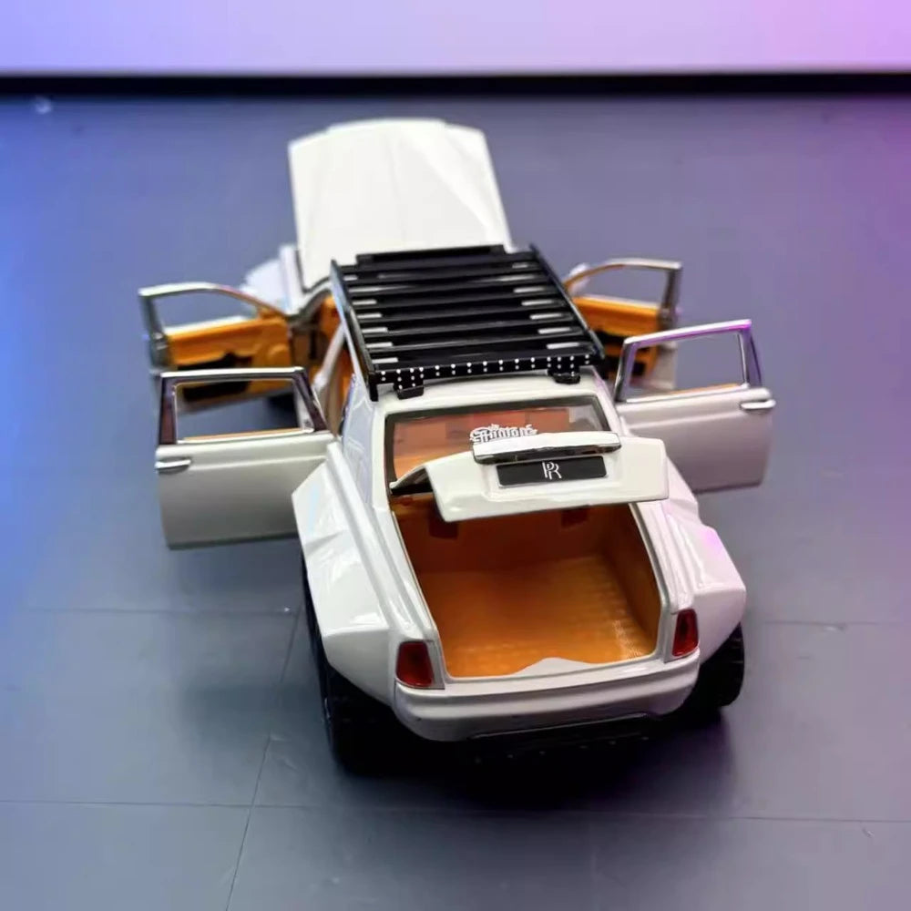 [TOY] 1:32 Rolls-Royce 2017 Phantom VIII 6x6 Will Bring Luxury White Model Car Die-Cast