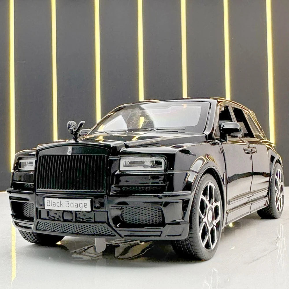[TOY] 1:32 Rolls-Royce 2018 Cullinan svart modellbil Die-Cast