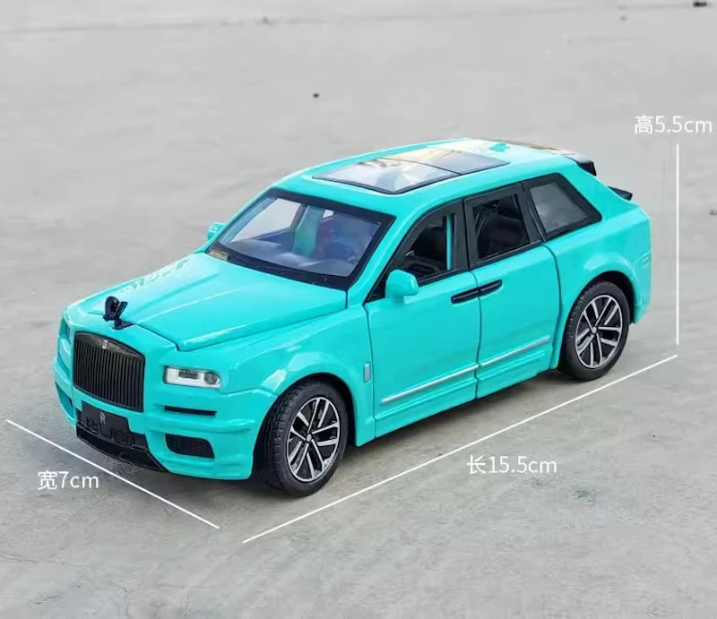 [TOY] 1:32 Rolls-Royce 2018 Cullinan Blue Model Car Die-Cast