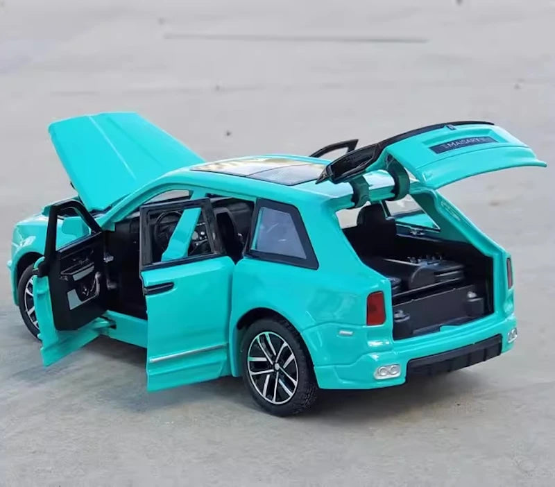 [TOY] 1:32 Rolls-Royce 2018 Cullinan blu modellino di auto Die-Cast