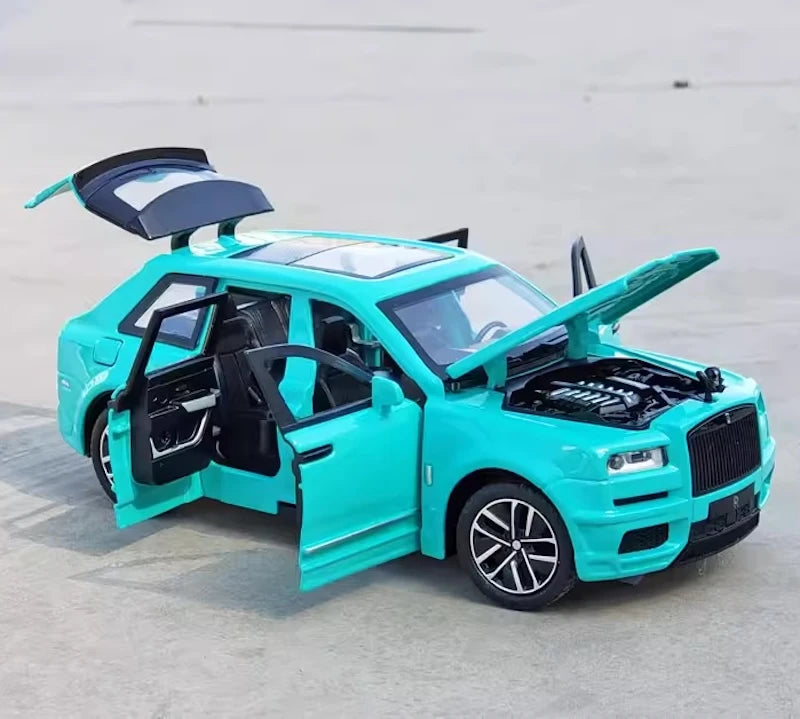 [TOY] 1:32 Rolls-Royce 2018 Cullinan blu modellino di auto Die-Cast