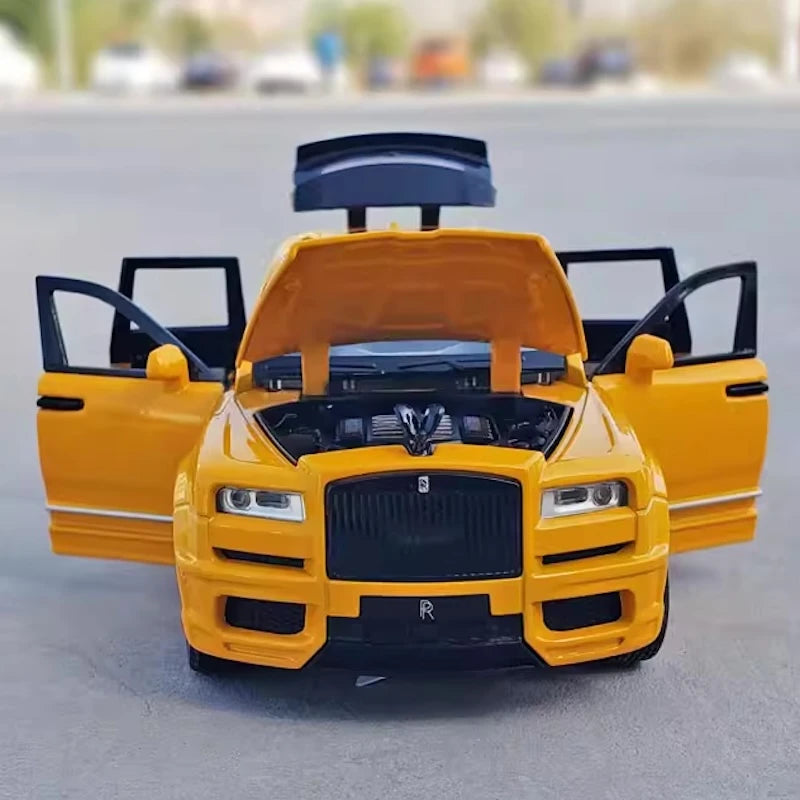 [TOY] 1:32 Rolls-Royce 2018 Cullinan Yellow Model Car Die-Cast