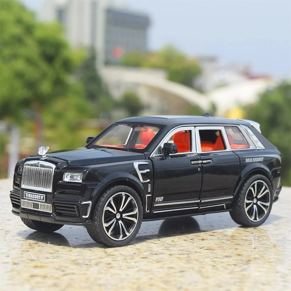 [TOY] 1:32 Rolls-Royce 2020 Cullinan Mansory Black Model Car Die-Cast