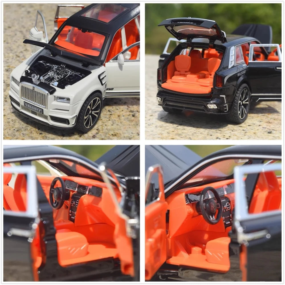 [TOY] 1:32 Rolls-Royce 2020 Cullinan Mansory noir voiture miniature Die-Cast