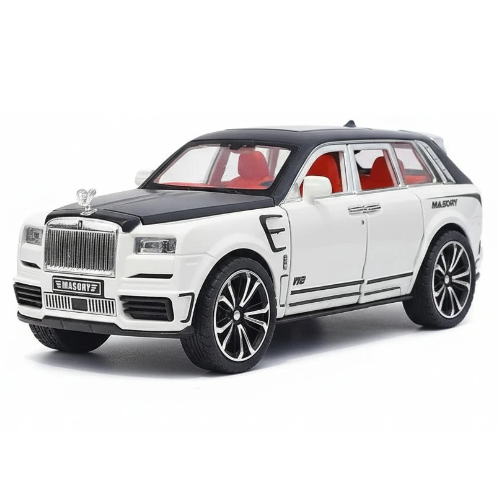 [TOY] 1:32 Rolls-Royce 2020 Cullinan Mansory White Model Car Die-Cast