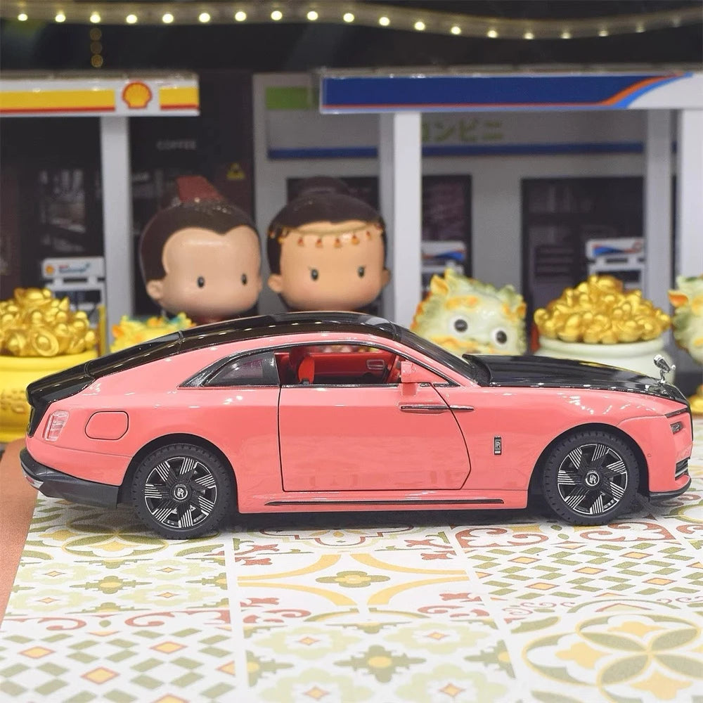 [TOY] 1:32 Rolls-Royce 2022 Spectre rosa modellbil Die-Cast