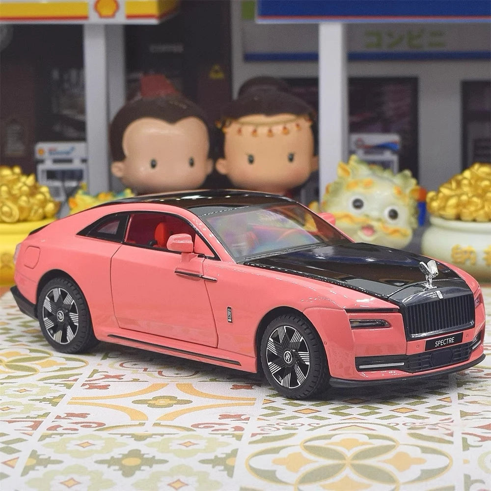 [TOY] 1:32 Rolls-Royce 2022 Spectre rosa modellbil Die-Cast