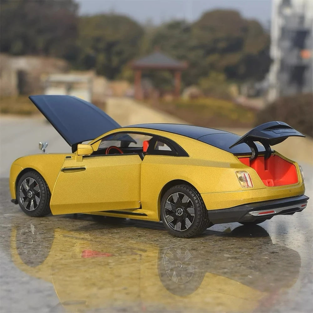 [TOY] 1:32 Rolls-Royce 2022 Spectre Yellow Model Car Die-Cast
