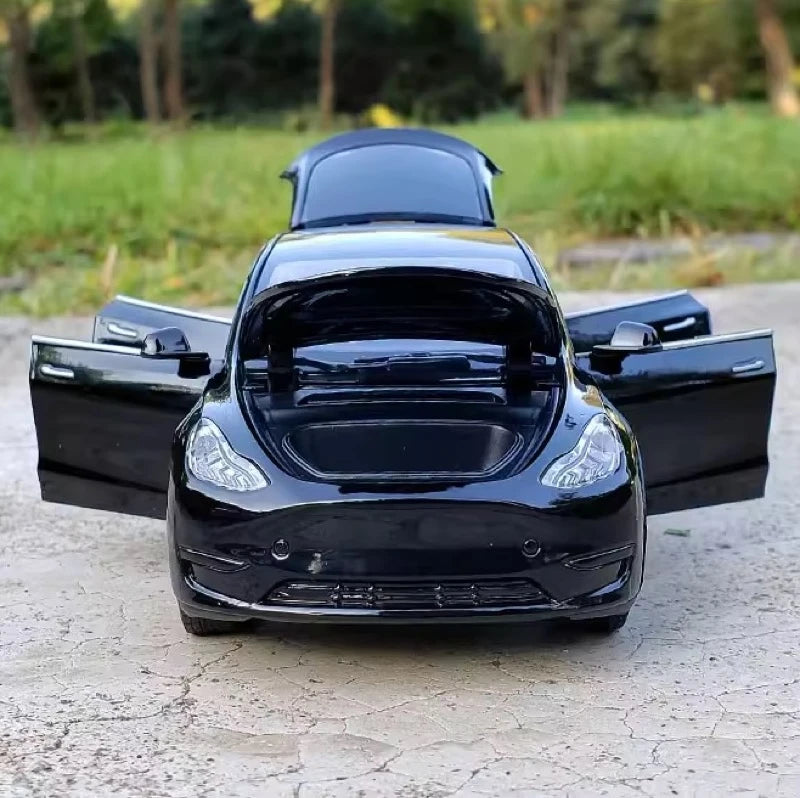 [TOY] 1:32 Tesla 2019 modello Y nero modellino di auto Die-Cast