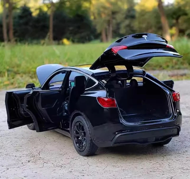 [TOY] 1:32 Tesla 2019 modello Y nero modellino di auto Die-Cast