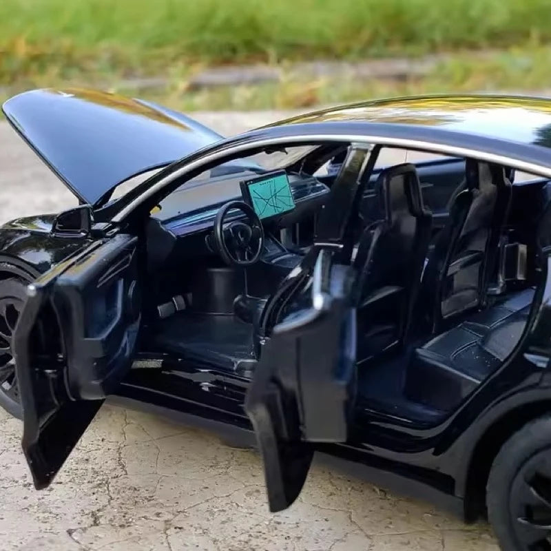 [TOY] 1:32 Tesla 2019 Model Y Black Model Car Die-Cast