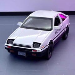 [TOY] 1:32 Toyota 1983 Corolla AE86 Initial D voiture miniature Die-Cast