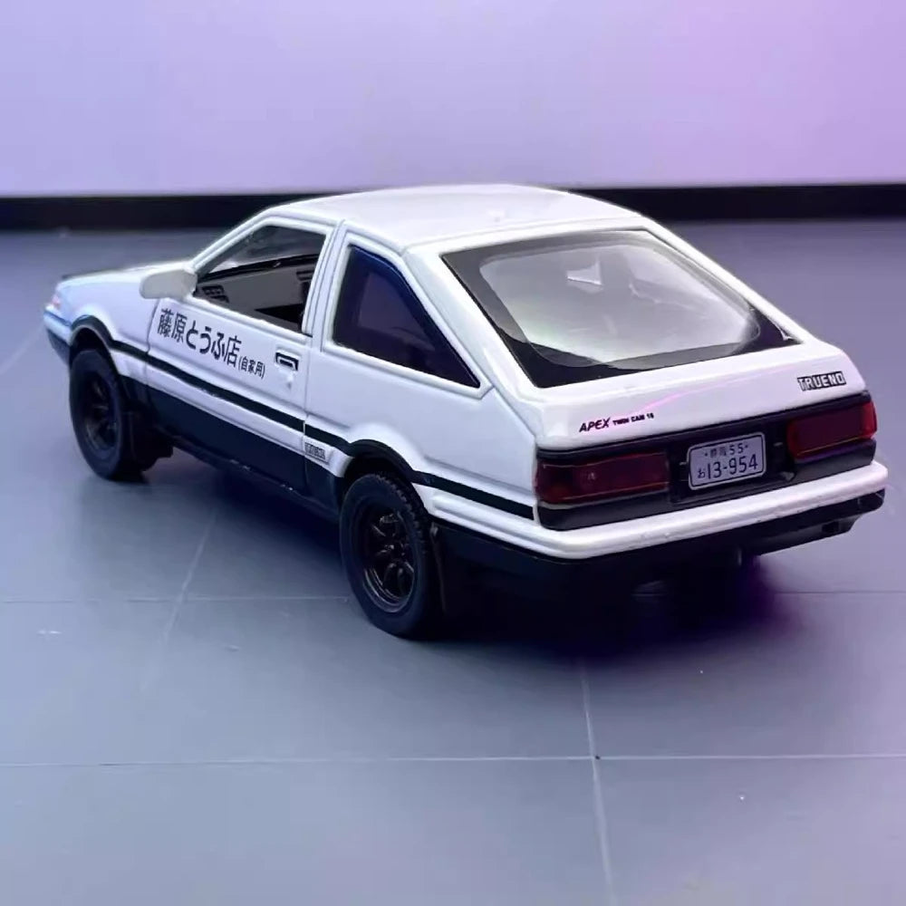 [TOY] 1:32 Toyota 1983 Corolla AE86 Initial D modellbil Die-Cast