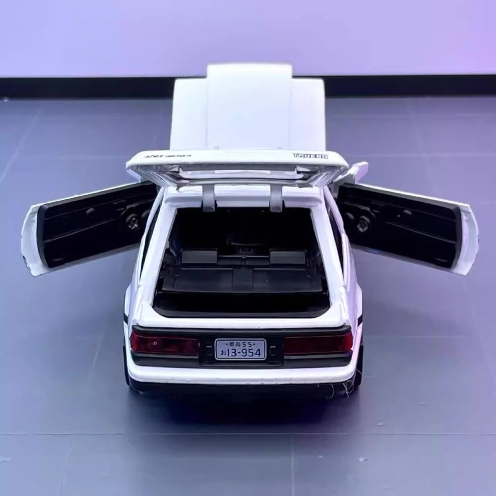 [TOY] 1:32 Toyota 1983 Corolla AE86 Initial D Model Car Die-Cast