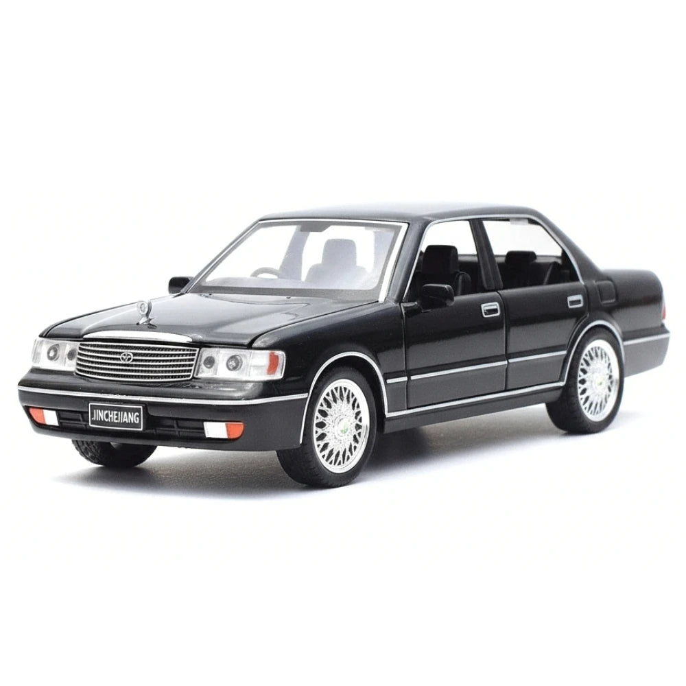 [TOY] 1:32 Toyota 1987 Crown S130 Black Model Car Die-Cast