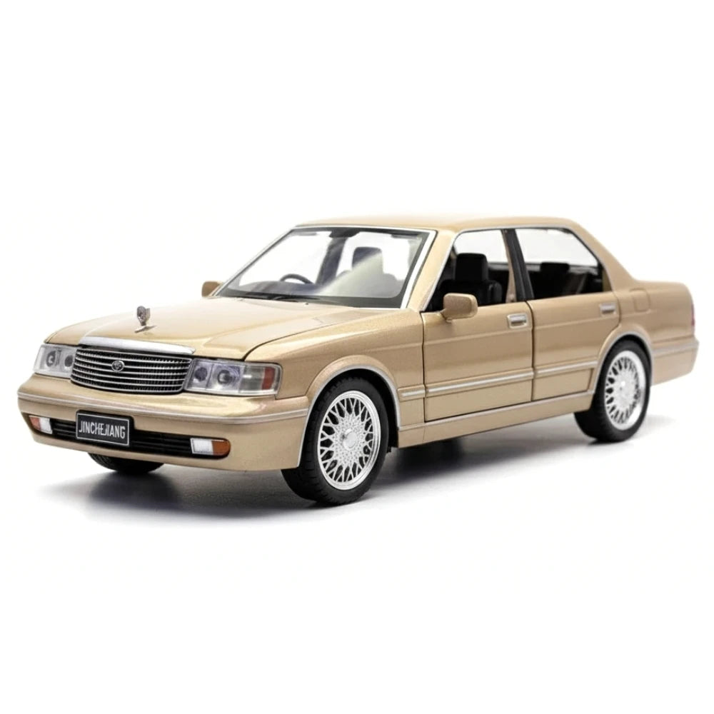 [TOY] 1:32 Toyota 1987 Crown S130 Gold Model Car Die-Cast