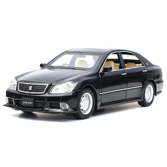[TOY] 1:32 Toyota 2003 Crown S180 Black Model Car Die-Cast