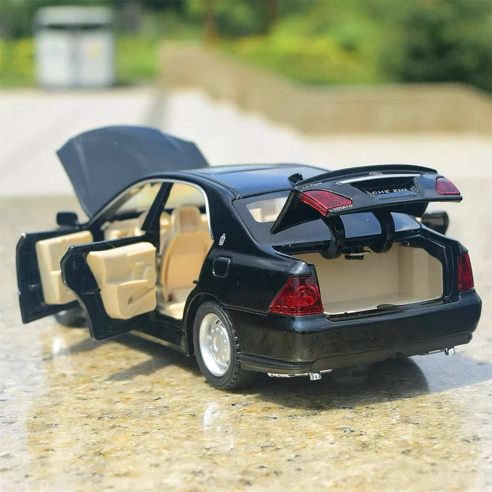 [TOY] 1:32 Toyota 2003 Crown S180 Black Model Car Die-Cast