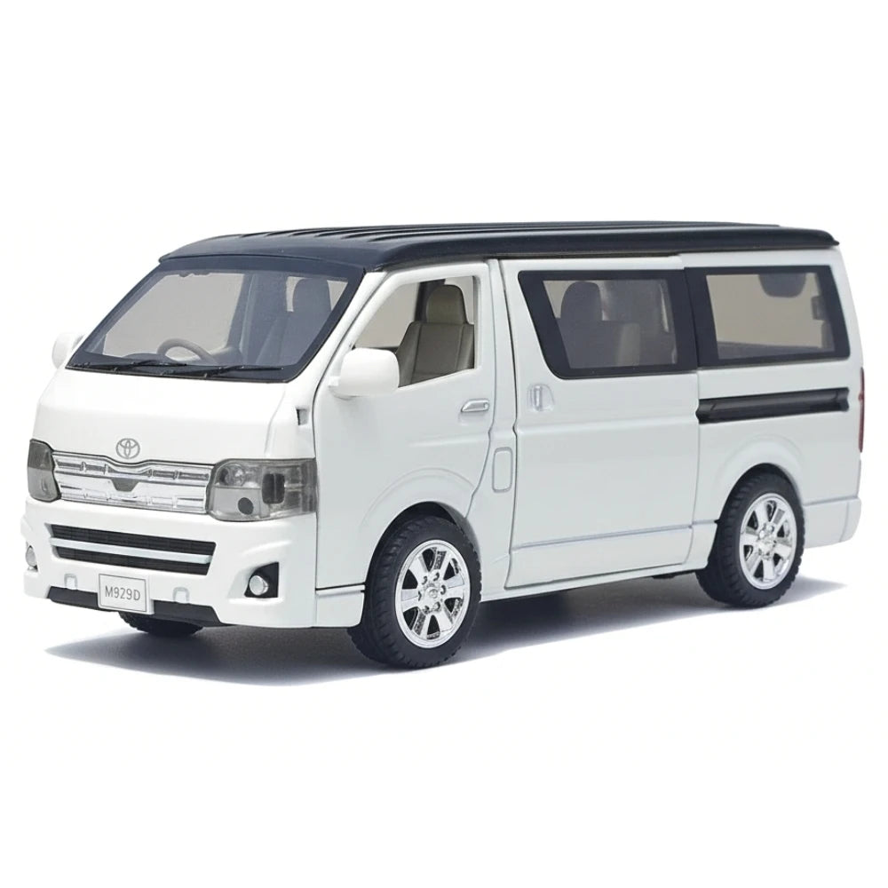 [TOY] 1:32 Toyota 2004 HiAce H200 White Model Car Die-Cast
