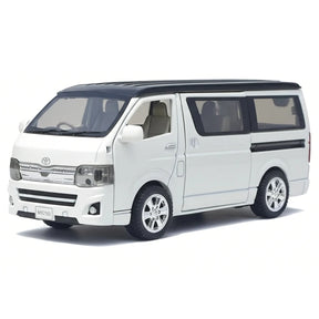 [TOY] 1:32 Toyota 2004 HiAce H200 White Model Car Die-Cast