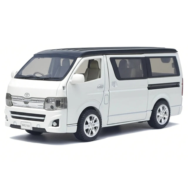 [TOY] 1:32 Toyota 2004 HiAce H200 White Model Car Die-Cast