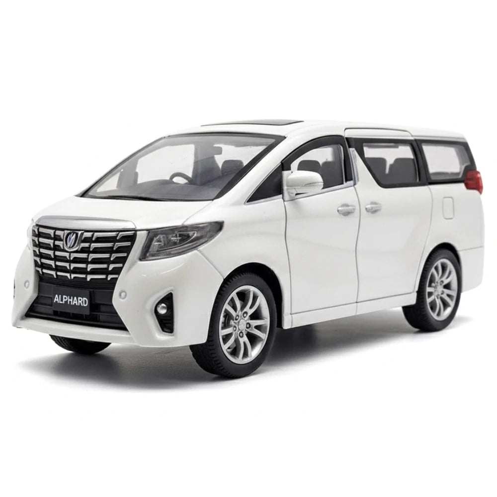[TOY] 1:32 Toyota 2015 Alphard H30 White Model Car Die-Cast