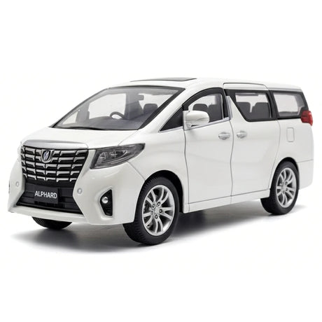 [TOY] 1:32 Toyota 2015 Alphard H30 vit modellbil Die-Cast