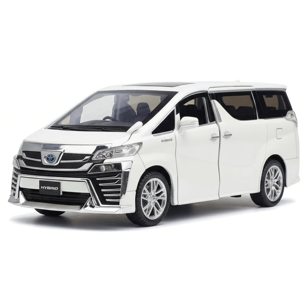 [TOY] 1:32 Toyota 2015 Vellfire H30 White Model Car Die-Cast