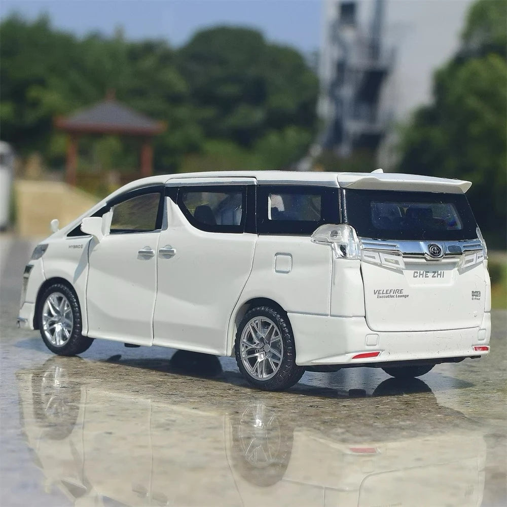 [TOY] 1:32 Toyota 2015 Vellfire H30 White Model Car Die-Cast