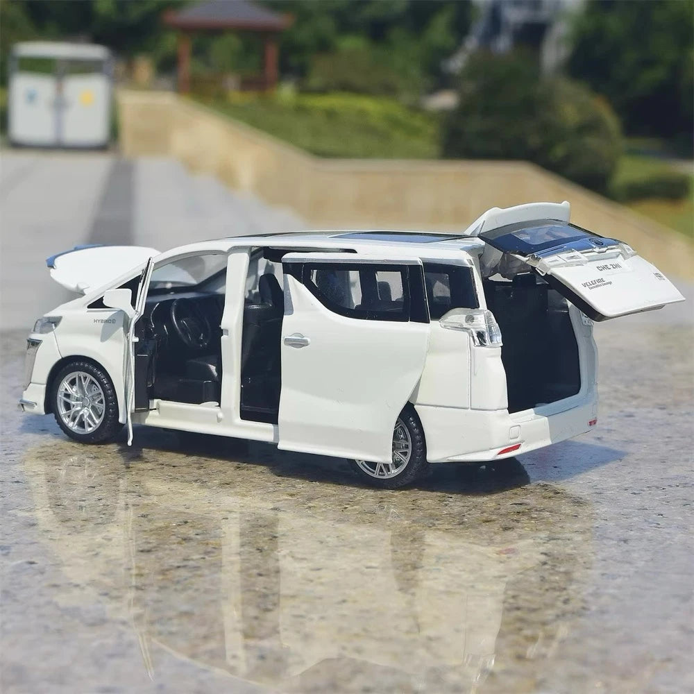 [TOY] 1:32 Toyota 2015 Vellfire H30 White Model Car Die-Cast