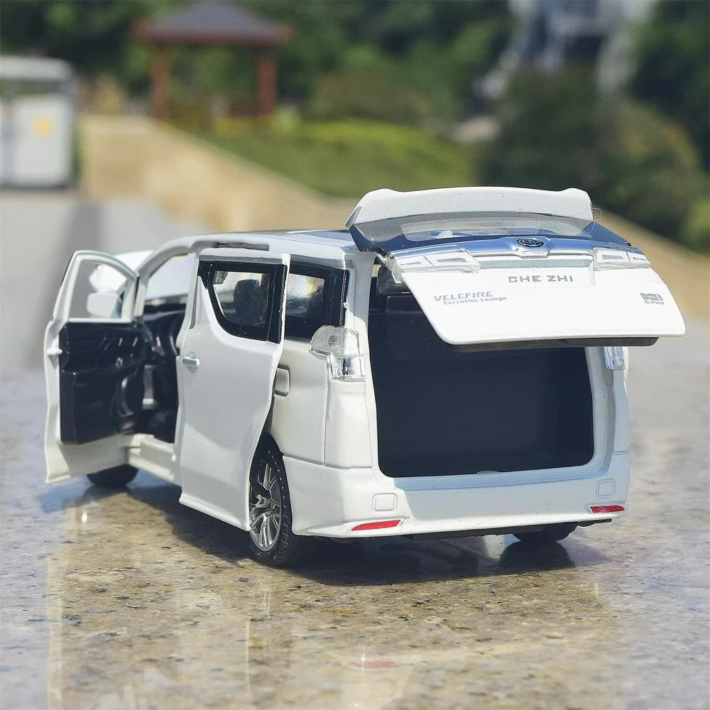 [TOY] 1:32 Toyota 2015 Vellfire H30 White Model Car Die-Cast
