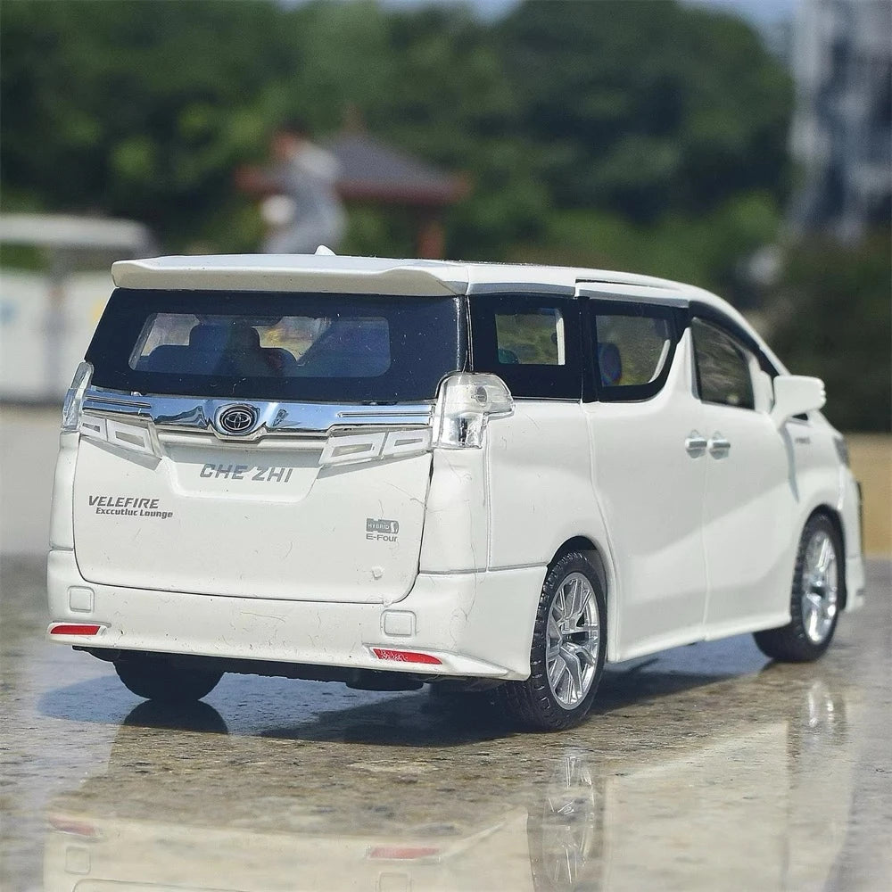 [TOY] 1:32 Toyota 2015 Vellfire H30 White Model Car Die-Cast