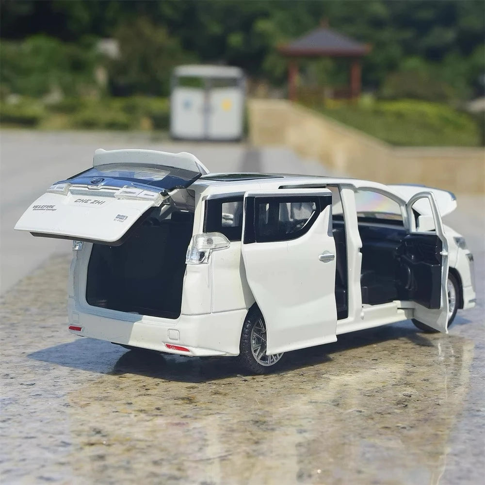 [TOY] 1:32 Toyota 2015 Vellfire H30 White Model Car Die-Cast