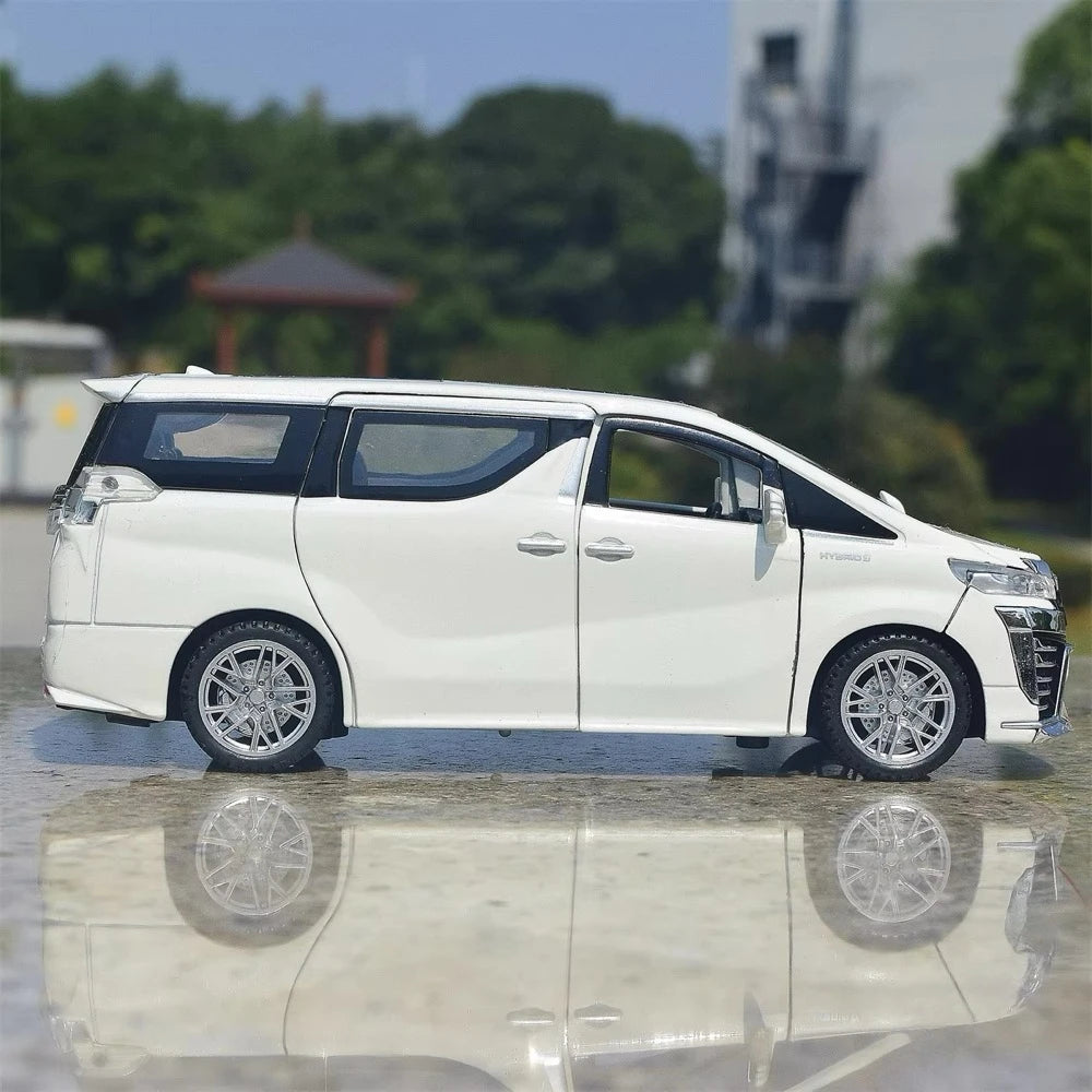 [TOY] 1:32 Toyota 2015 Vellfire H30 White Model Car Die-Cast