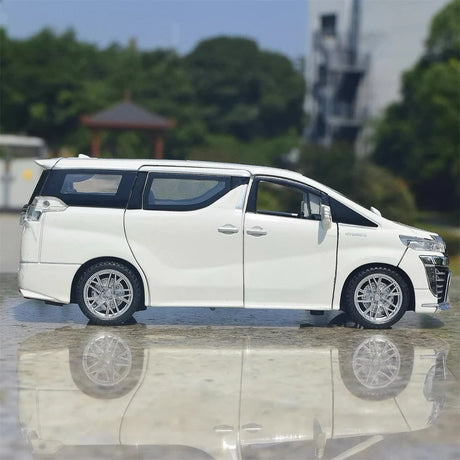 [TOY] 1:32 Toyota 2015 Vellfire H30 vit modellbil Die-Cast