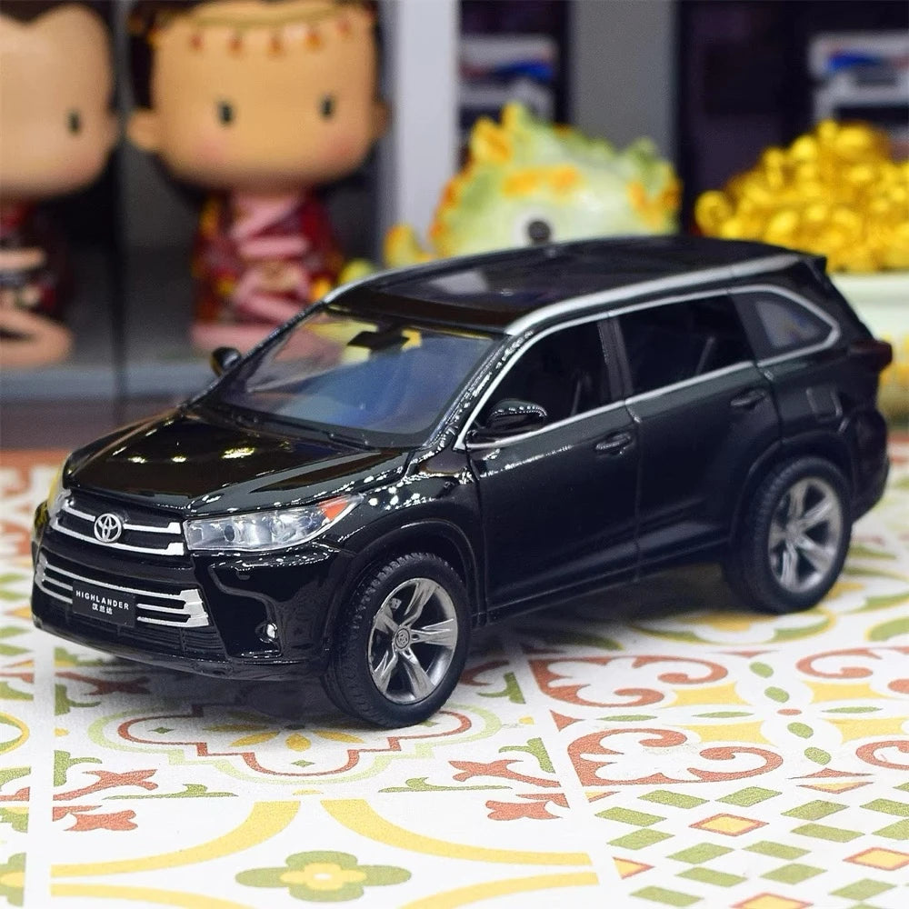 [TOY] 1:32 Toyota 2016 Highlander XU50 Black Model Car Die-Cast