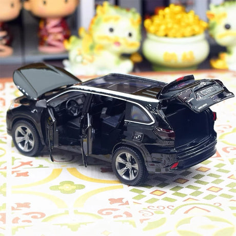 [TOY] 1:32 Toyota 2016 Highlander XU50 Black Model Car Die-Cast