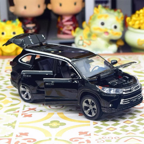 [TOY] 1:32 Toyota 2016 Highlander XU50 Black Model Car Die-Cast