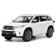 Toyota 2016 Highlander XU50 الأبيض 1:32 – مجسم سيارة معدني للعرض