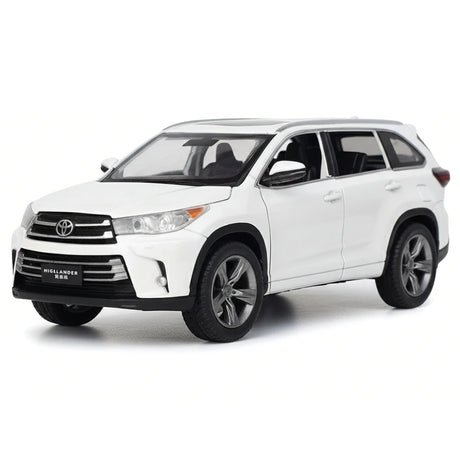 [TOY] 1:32 Toyota 2016 Highlander XU50 vit modellbil Die-Cast