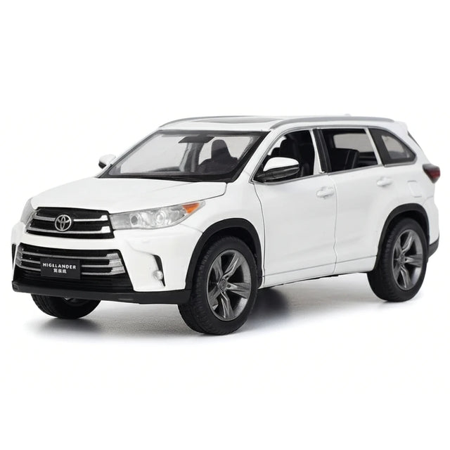 [TOY] 1:32 Toyota 2016 Highlander XU50 White Model Car Die-Cast