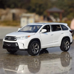 [TOY] 1:32 Toyota 2016 Highlander XU50 White Model Car Die-Cast