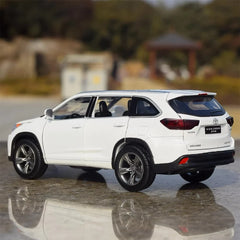 [TOY] 1:32 Toyota 2016 Highlander XU50 White Model Car Die-Cast