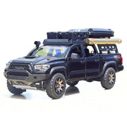 Toyota 2016 Tacoma TRD Off-Road Camping svart 1:32 – modellbil i gjuten metall för display