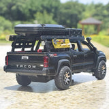 [TOY] 1:32 Toyota 2016 Tacoma TRD Off-Road Camping nero modellino di auto Die-Cast