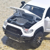 [TOY] 1:32 Toyota 2016 Tacoma TRD Off-Road bianco modellino di auto Die-Cast