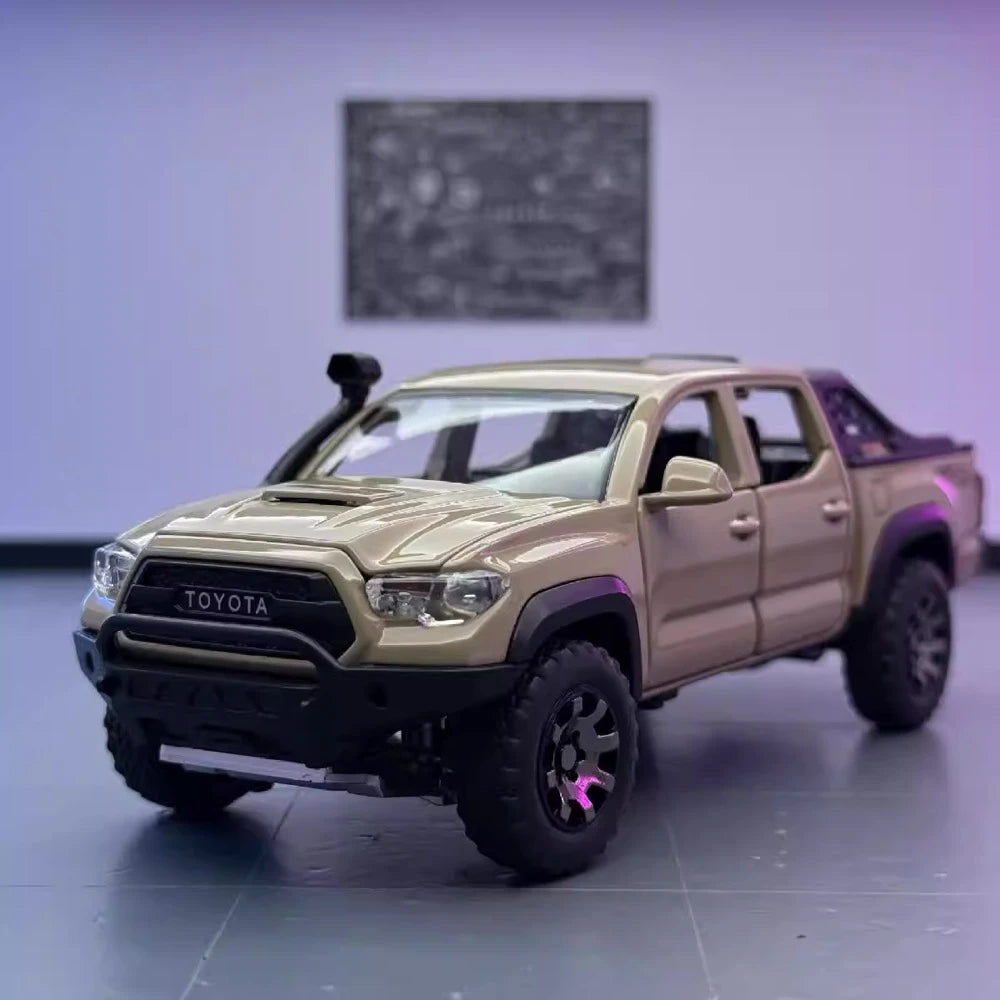 [TOY] 1:32 Toyota 2016 Tacoma TRD Off-Road Yellow Model Car Die-Cast