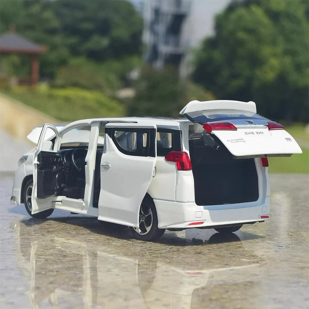 [TOY] 1:32 Toyota 2018 Alphard H30 White Model Car Die-Cast