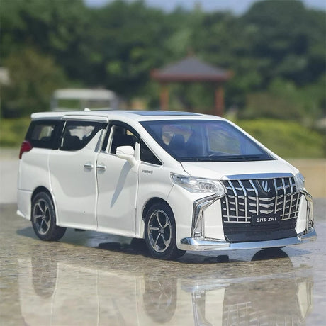 [TOY] 1:32 Toyota 2018 Alphard H30 vit modellbil Die-Cast